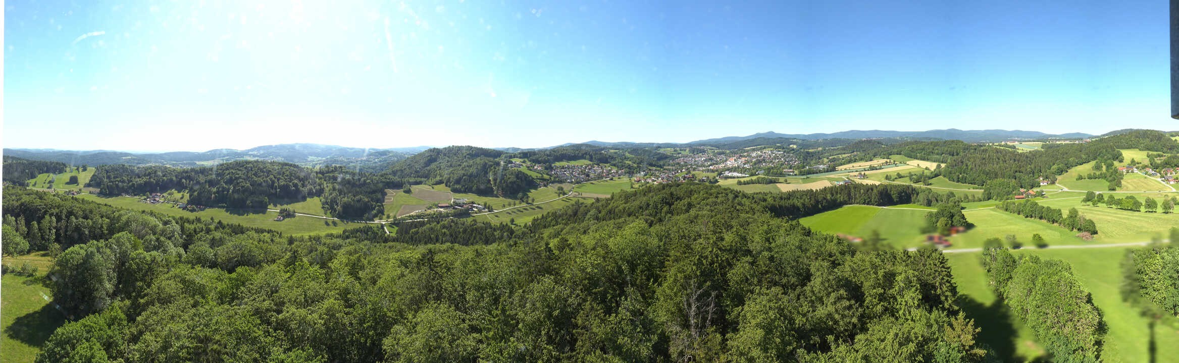 Archiv Foto Webcam Panoramablick über Grafenau im Bayerischen Wald