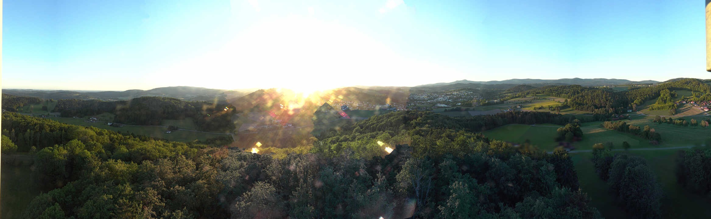 Archiv Foto Webcam Panoramablick über Grafenau im Bayerischen Wald