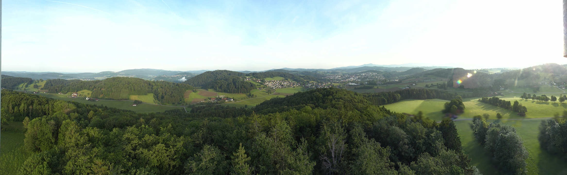Archiv Foto Webcam Panoramablick über Grafenau im Bayerischen Wald