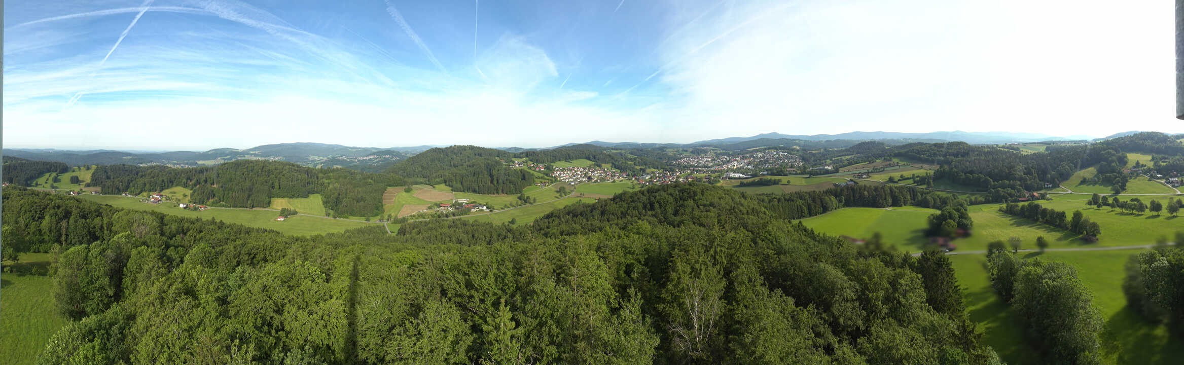 Archiv Foto Webcam Panoramablick über Grafenau im Bayerischen Wald