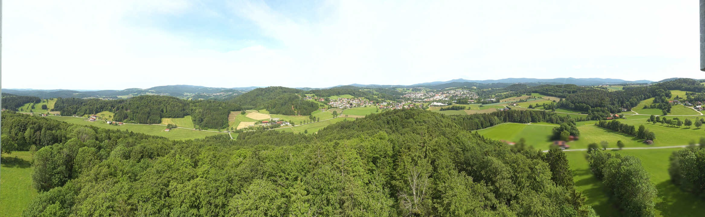 Archiv Foto Webcam Panoramablick über Grafenau im Bayerischen Wald