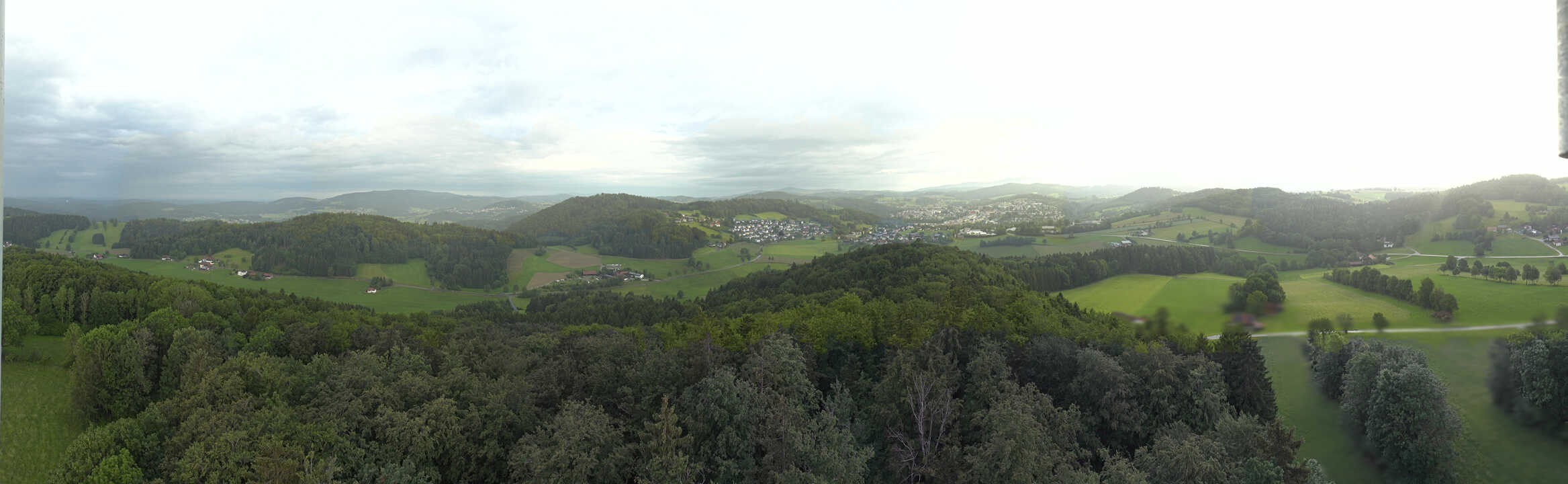Archiv Foto Webcam Panoramablick über Grafenau im Bayerischen Wald