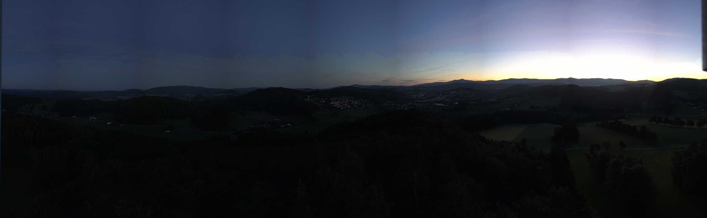 Archiv Foto Webcam Panoramablick über Grafenau im Bayerischen Wald