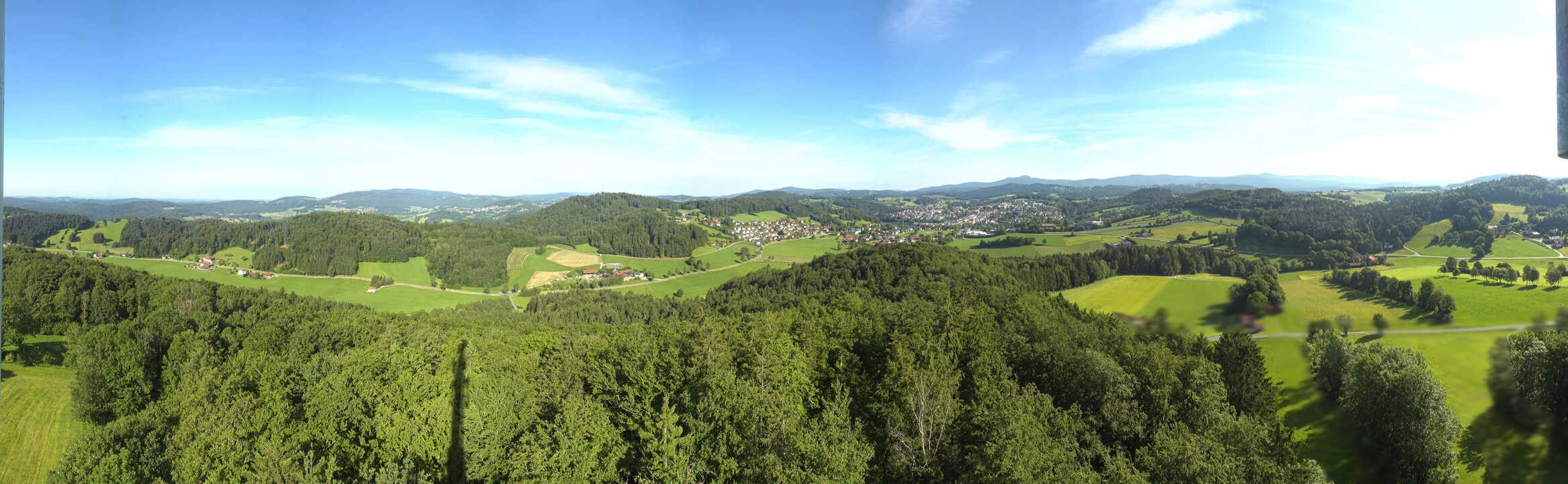 Archiv Foto Webcam Panoramablick über Grafenau im Bayerischen Wald
