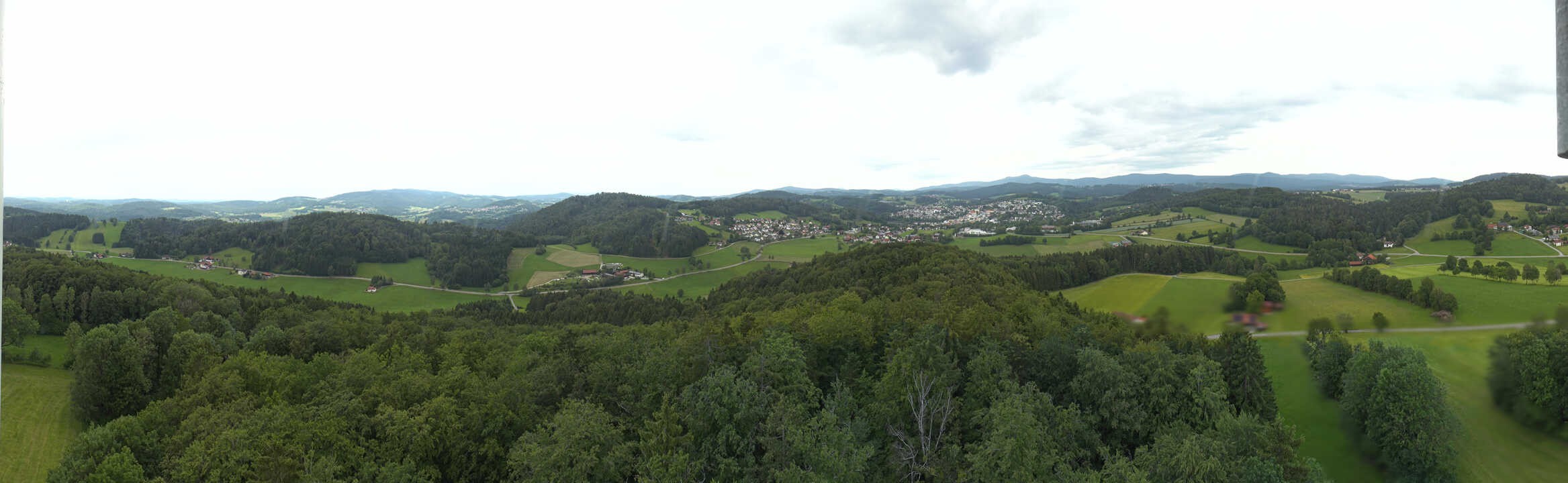Archiv Foto Webcam Panoramablick über Grafenau im Bayerischen Wald