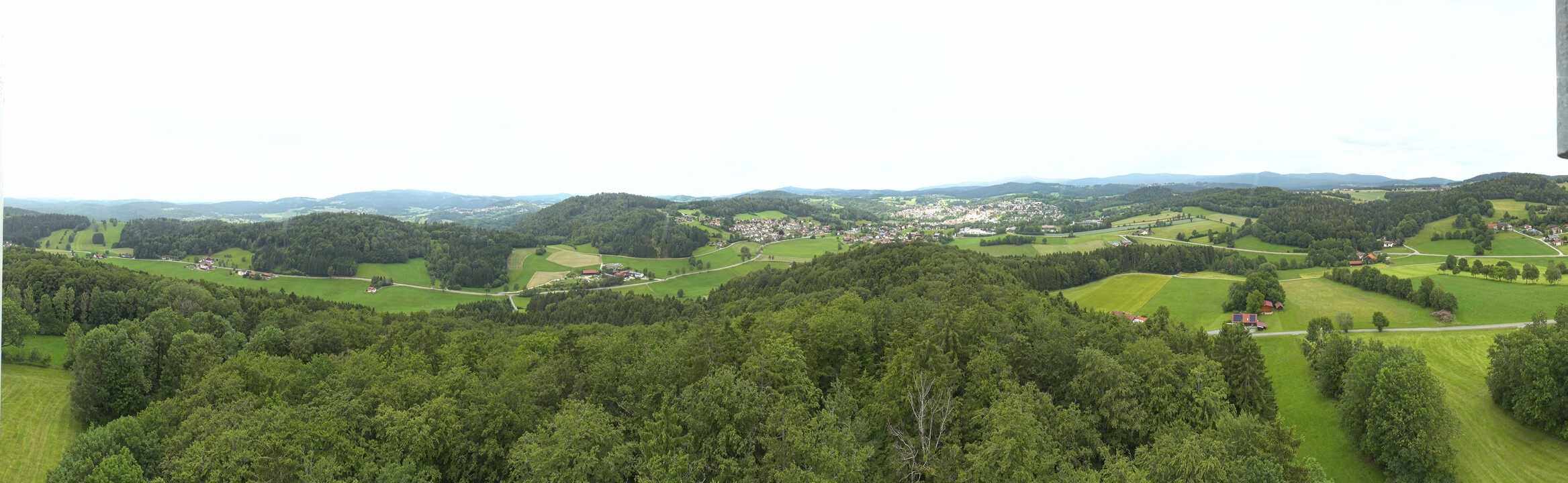 Archiv Foto Webcam Panoramablick über Grafenau im Bayerischen Wald