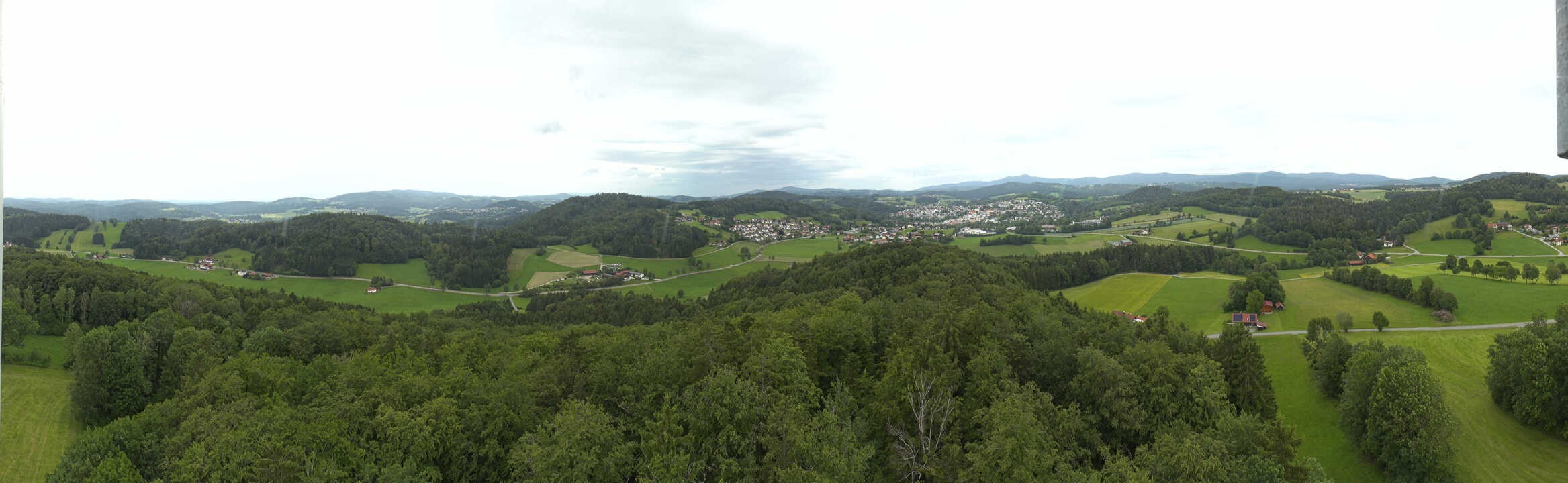Archiv Foto Webcam Panoramablick über Grafenau im Bayerischen Wald