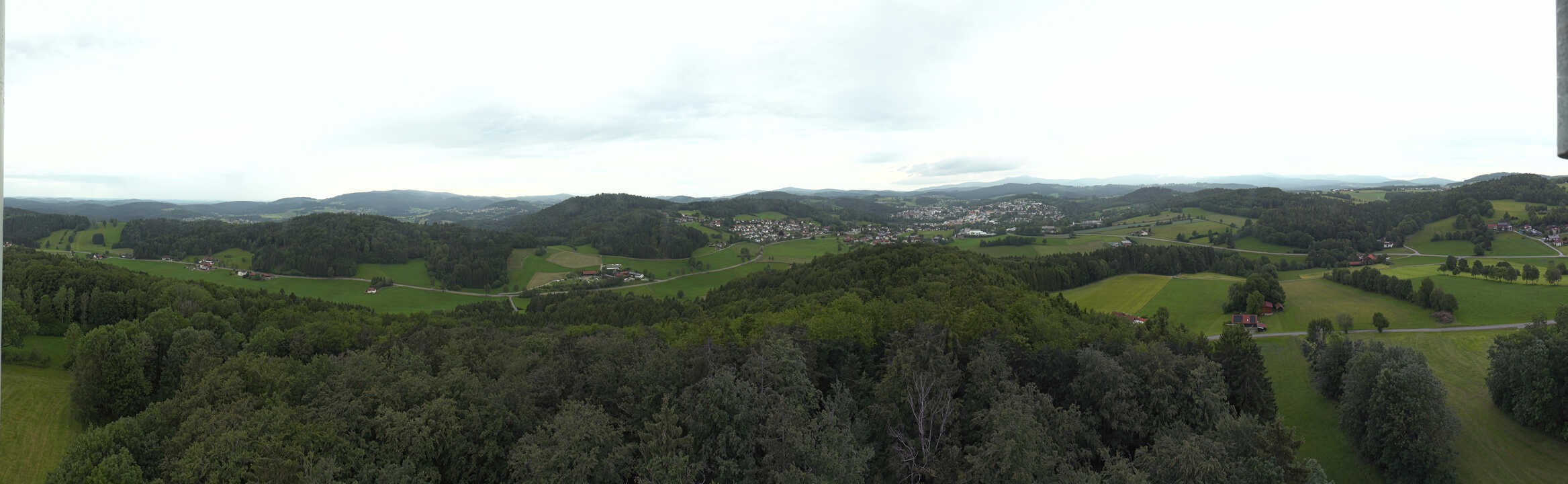 Archiv Foto Webcam Panoramablick über Grafenau im Bayerischen Wald