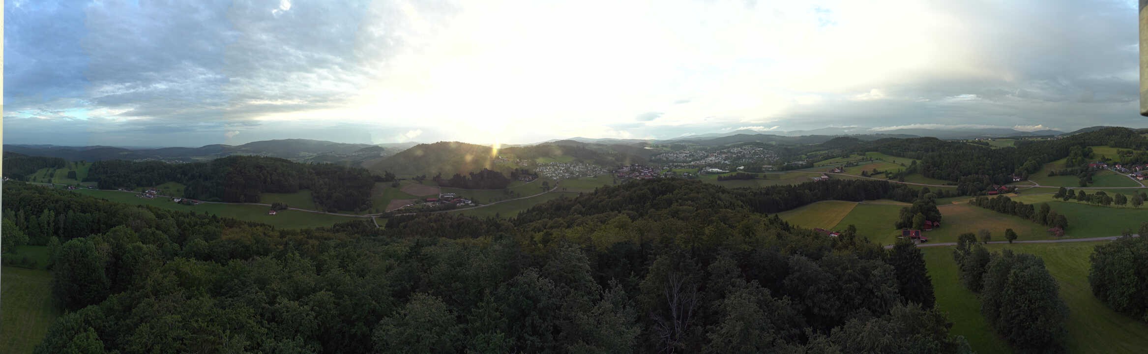 Archiv Foto Webcam Panoramablick über Grafenau im Bayerischen Wald