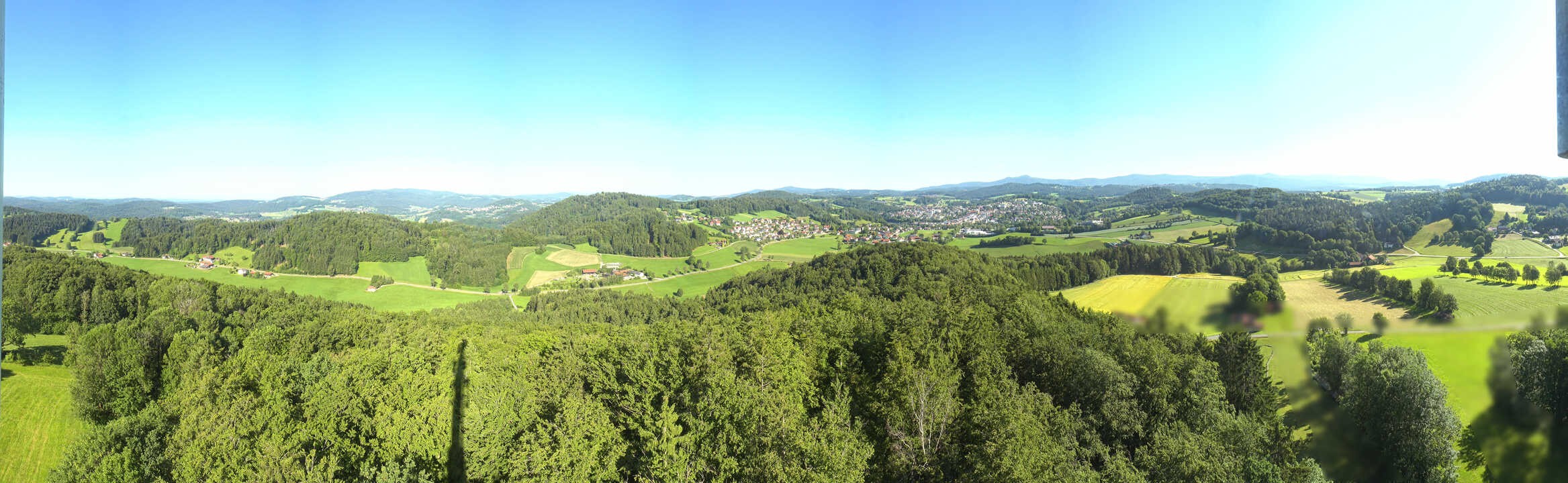 Archiv Foto Webcam Panoramablick über Grafenau im Bayerischen Wald