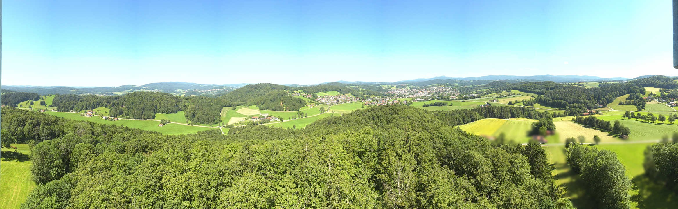 Archiv Foto Webcam Panoramablick über Grafenau im Bayerischen Wald