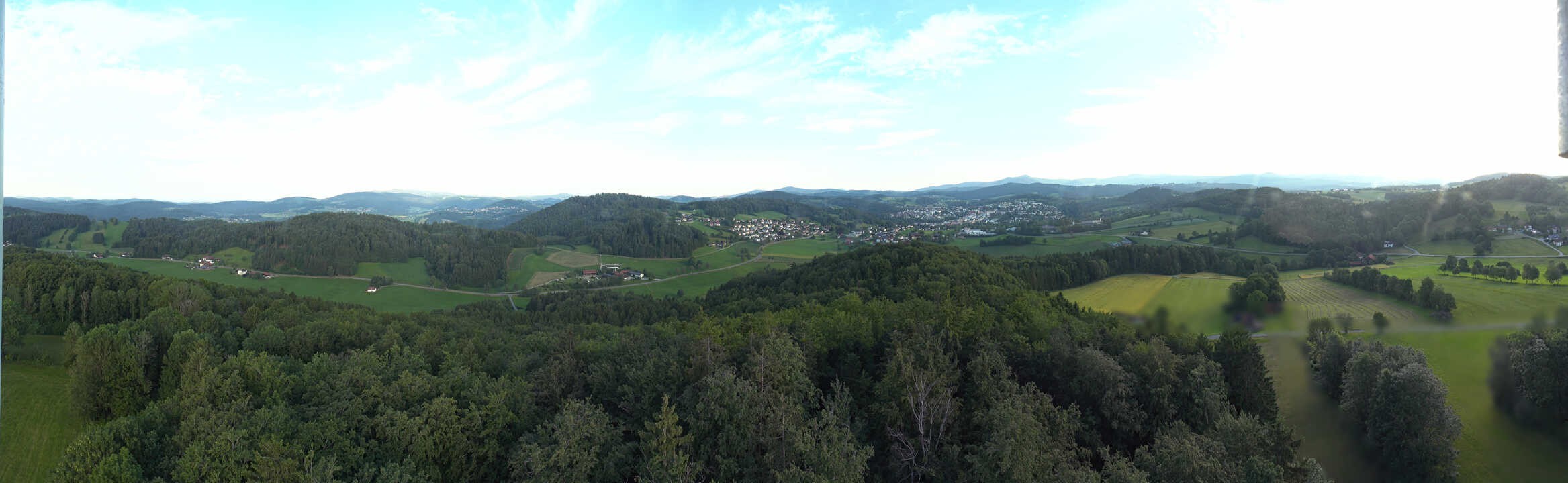 Archiv Foto Webcam Panoramablick über Grafenau im Bayerischen Wald