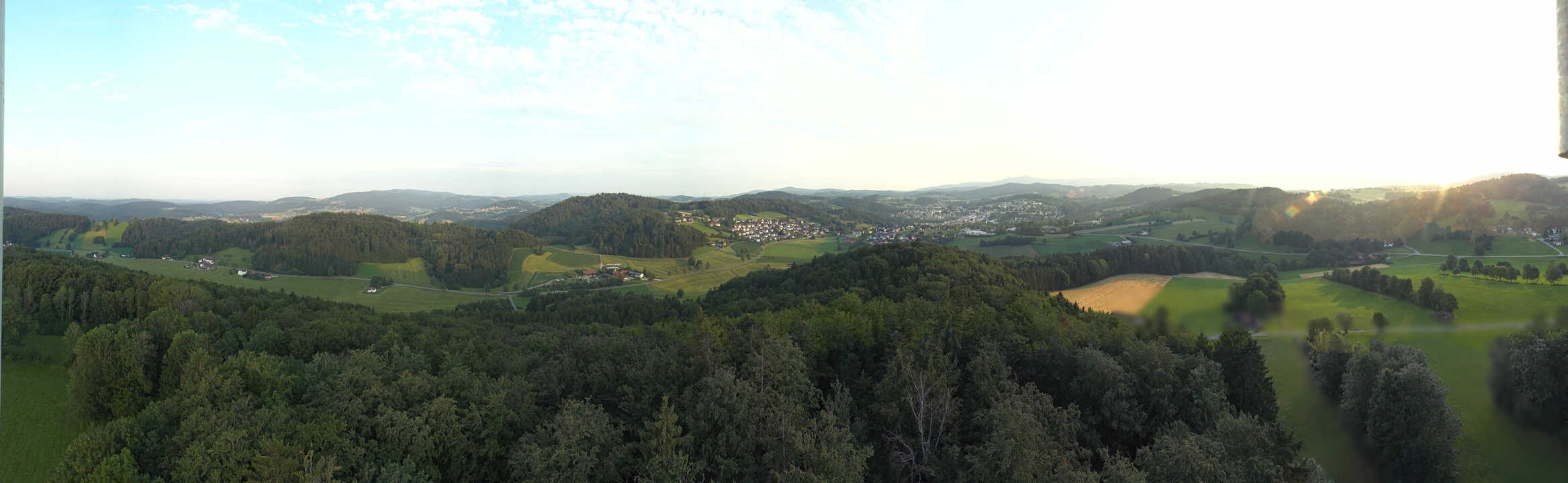 Archiv Foto Webcam Panoramablick über Grafenau im Bayerischen Wald