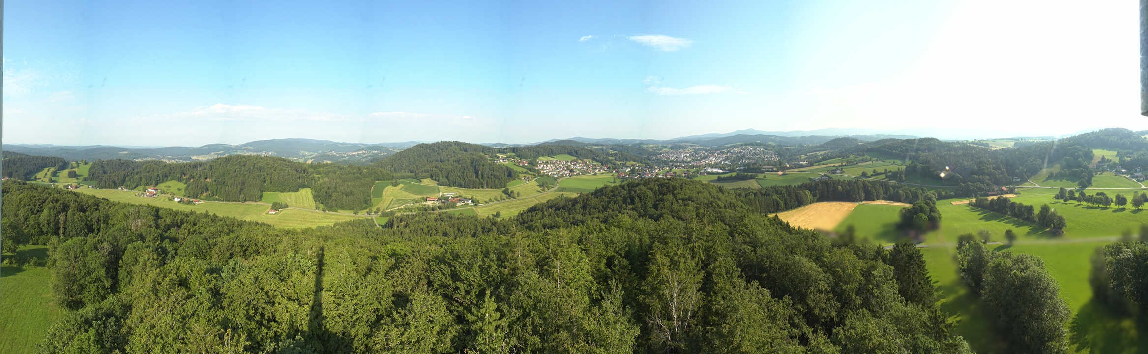 Archiv Foto Webcam Panoramablick über Grafenau im Bayerischen Wald