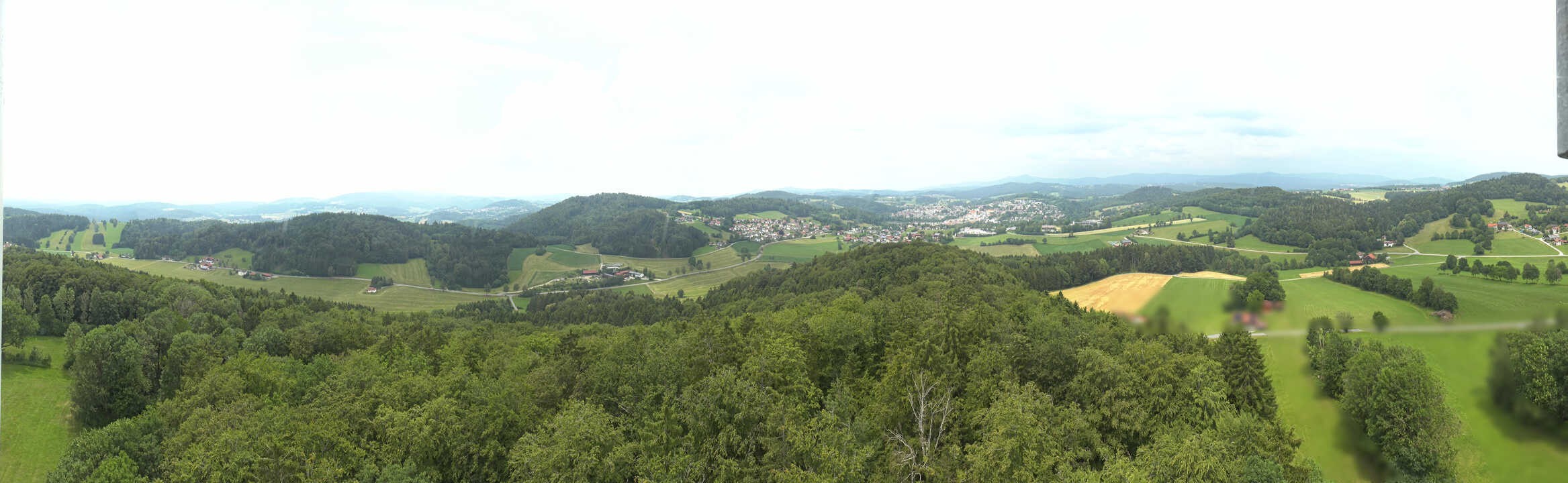 Archiv Foto Webcam Panoramablick über Grafenau im Bayerischen Wald