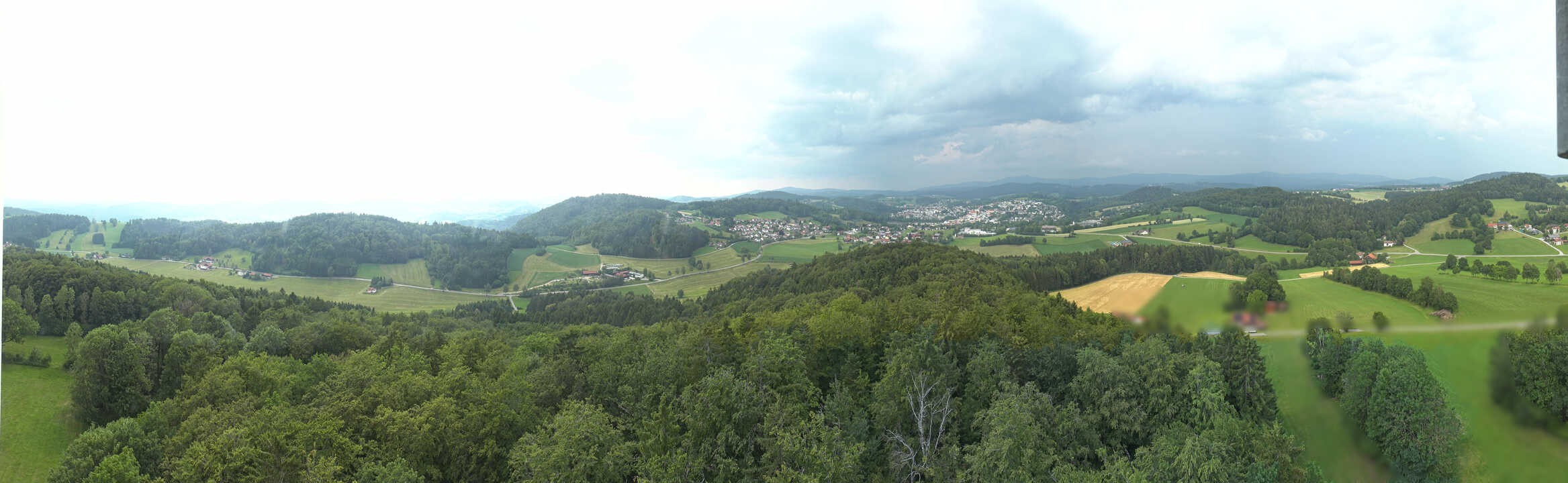 Archiv Foto Webcam Panoramablick über Grafenau im Bayerischen Wald