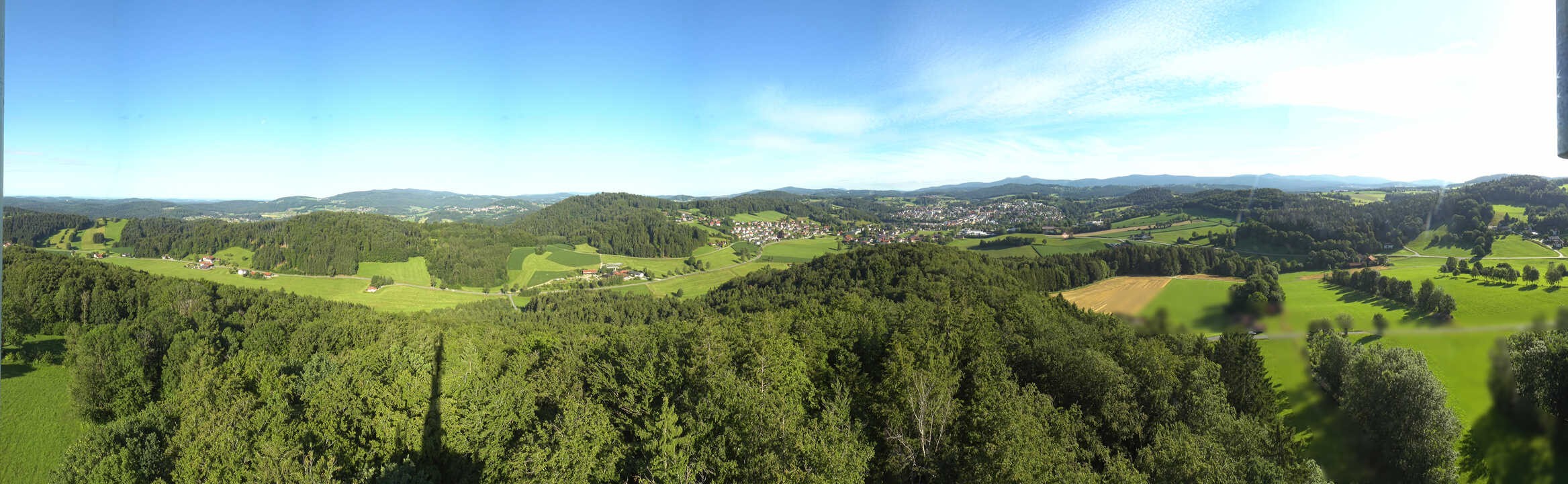 Archiv Foto Webcam Panoramablick über Grafenau im Bayerischen Wald
