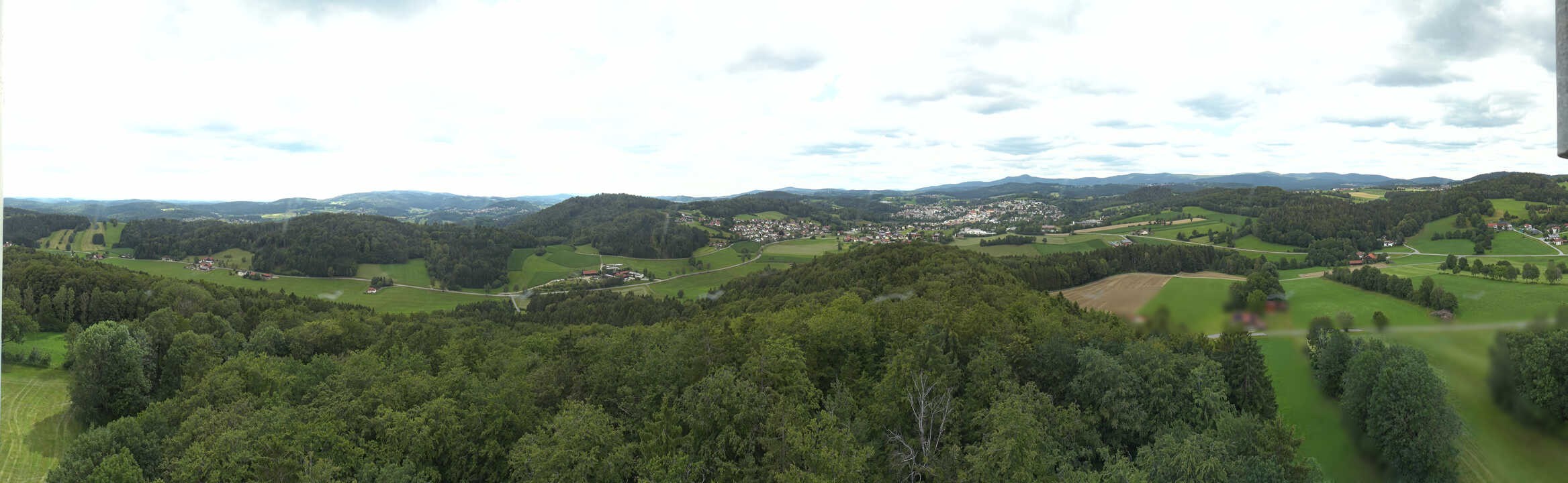 Archiv Foto Webcam Panoramablick über Grafenau im Bayerischen Wald