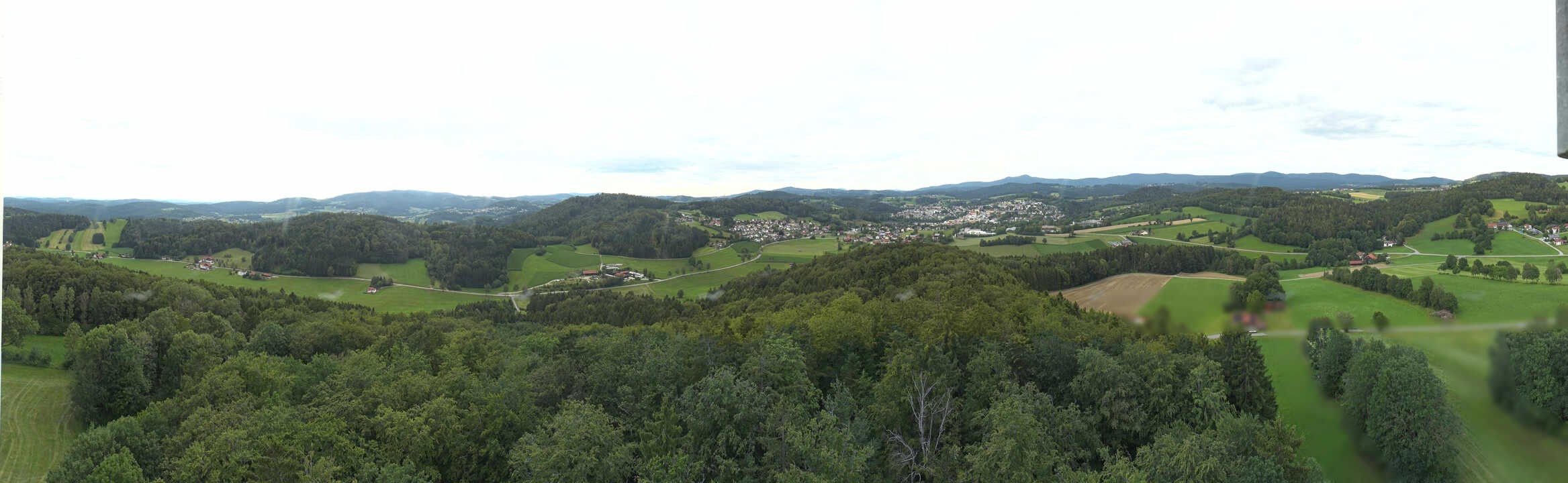 Archiv Foto Webcam Panoramablick über Grafenau im Bayerischen Wald