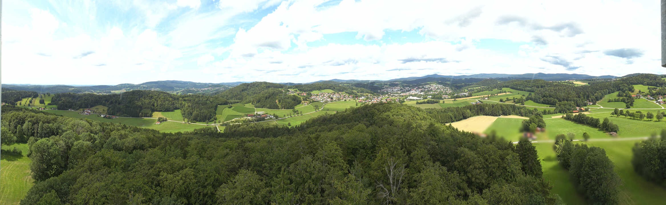Archiv Foto Webcam Panoramablick über Grafenau im Bayerischen Wald