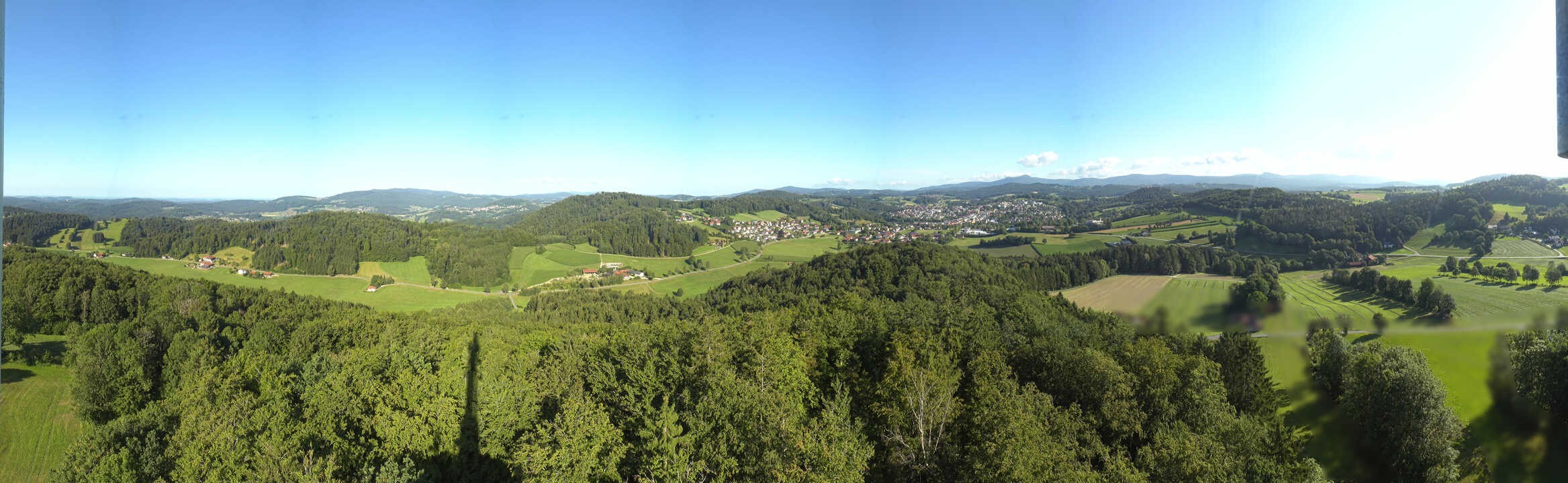 Archiv Foto Webcam Panoramablick über Grafenau im Bayerischen Wald