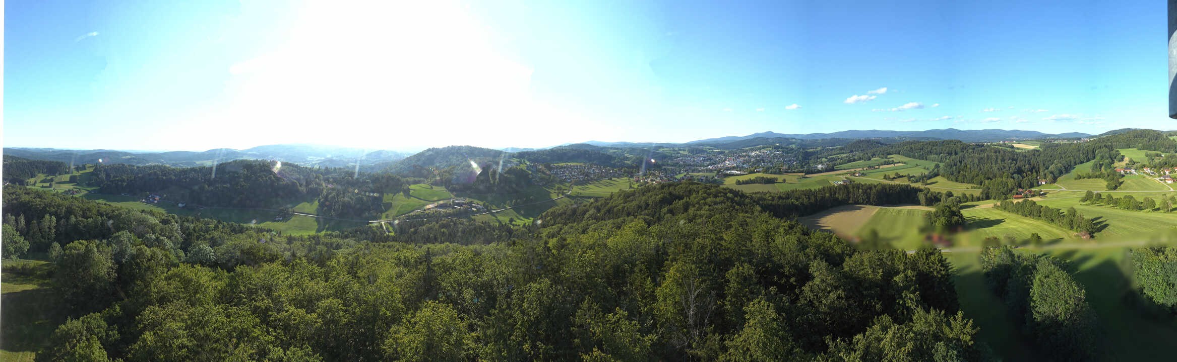 Archiv Foto Webcam Panoramablick über Grafenau im Bayerischen Wald
