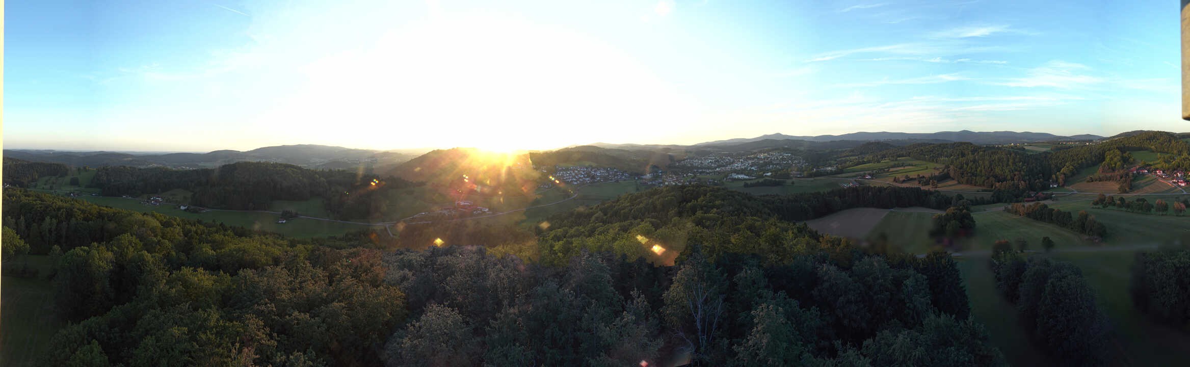 Archiv Foto Webcam Panoramablick über Grafenau im Bayerischen Wald