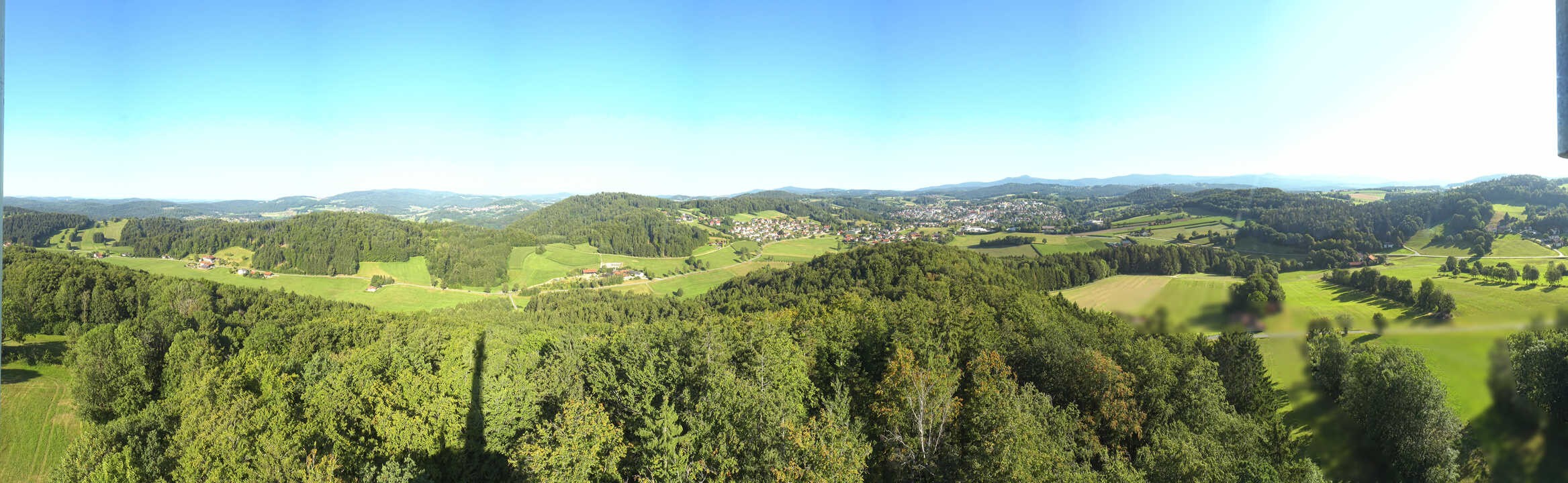 Archiv Foto Webcam Panoramablick über Grafenau im Bayerischen Wald