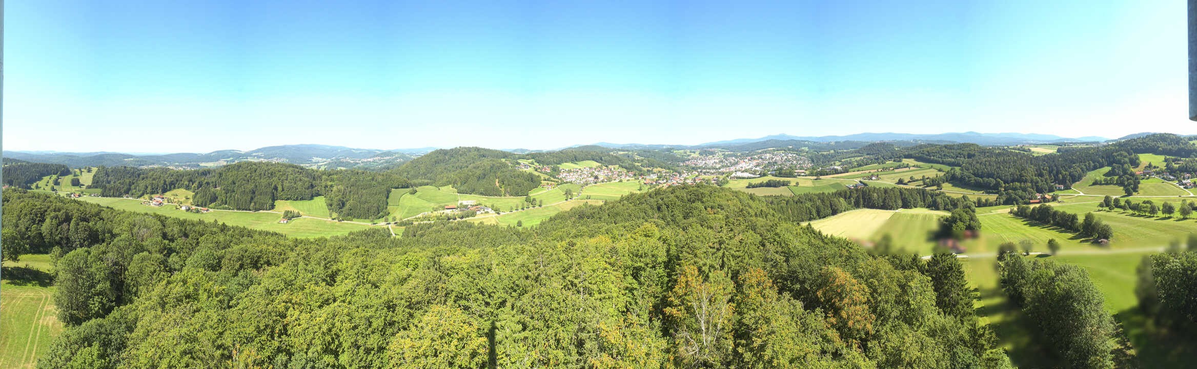 Archiv Foto Webcam Panoramablick über Grafenau im Bayerischen Wald