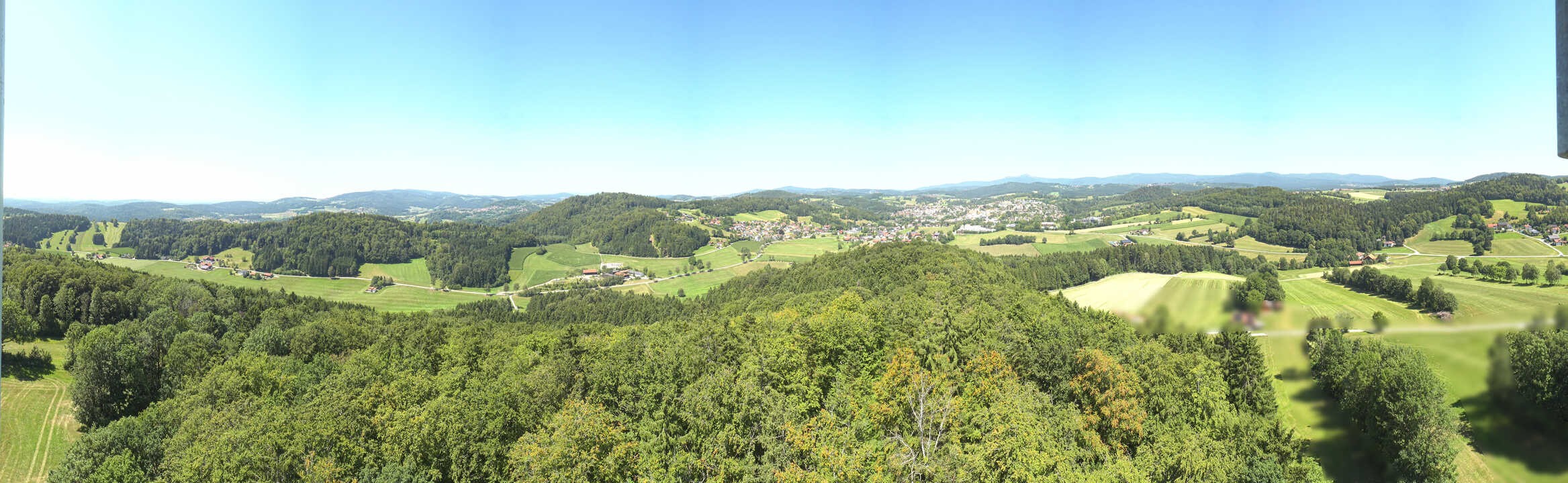 Archiv Foto Webcam Panoramablick über Grafenau im Bayerischen Wald