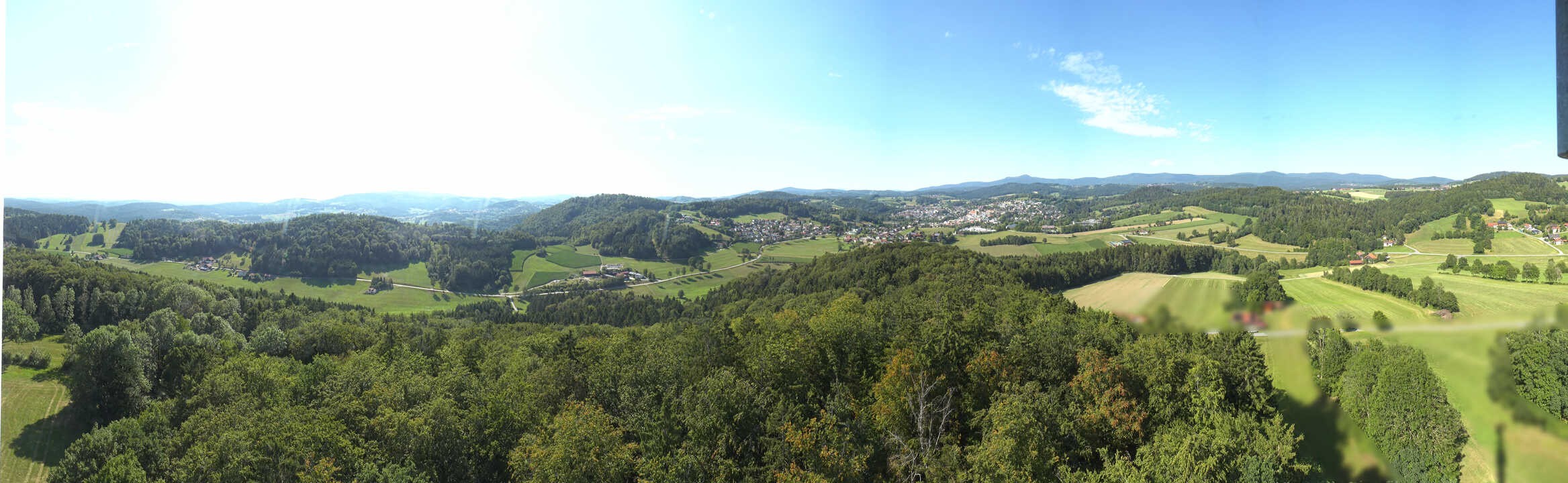Archiv Foto Webcam Panoramablick über Grafenau im Bayerischen Wald