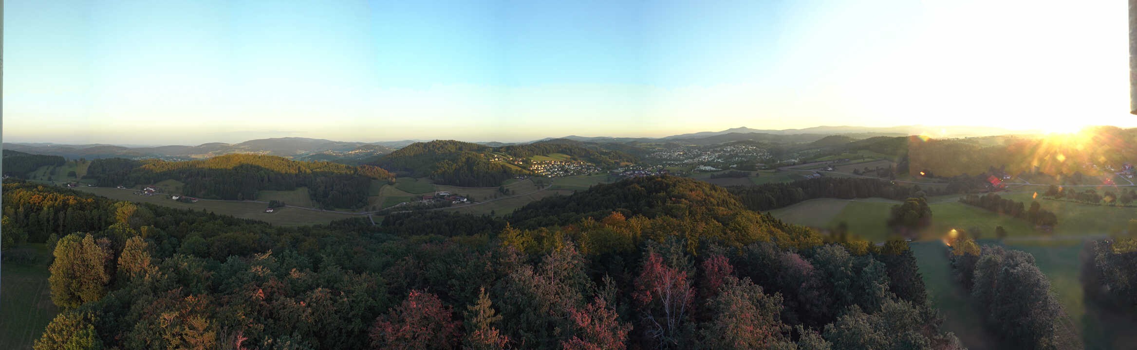 Archiv Foto Webcam Panoramablick über Grafenau im Bayerischen Wald