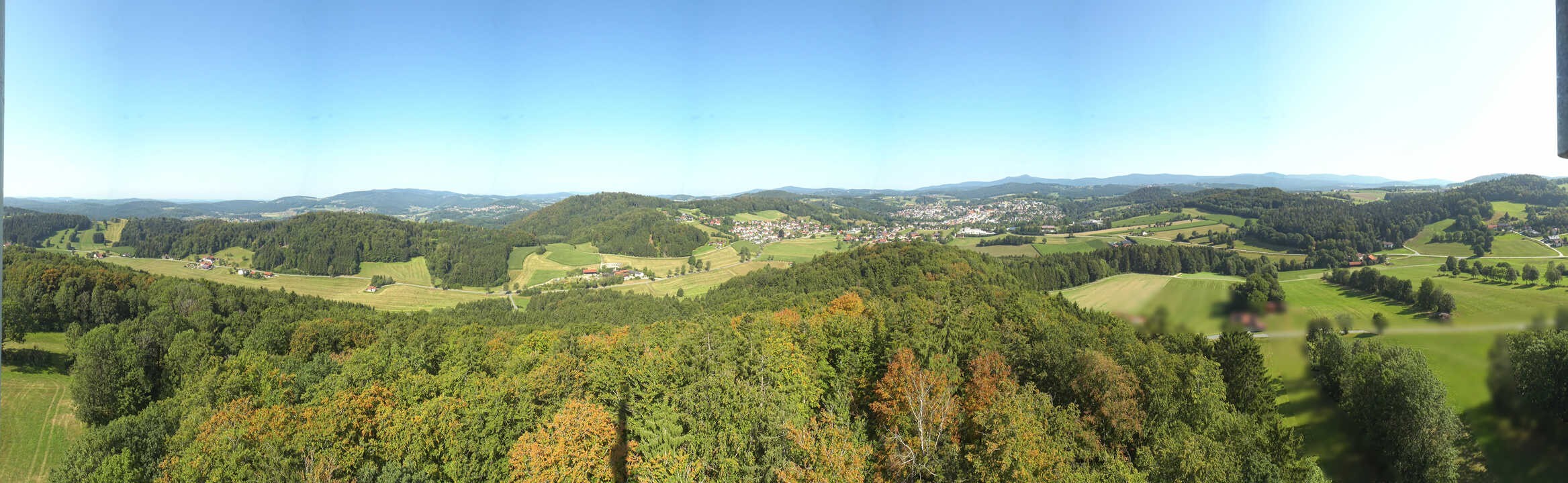 Archiv Foto Webcam Panoramablick über Grafenau im Bayerischen Wald