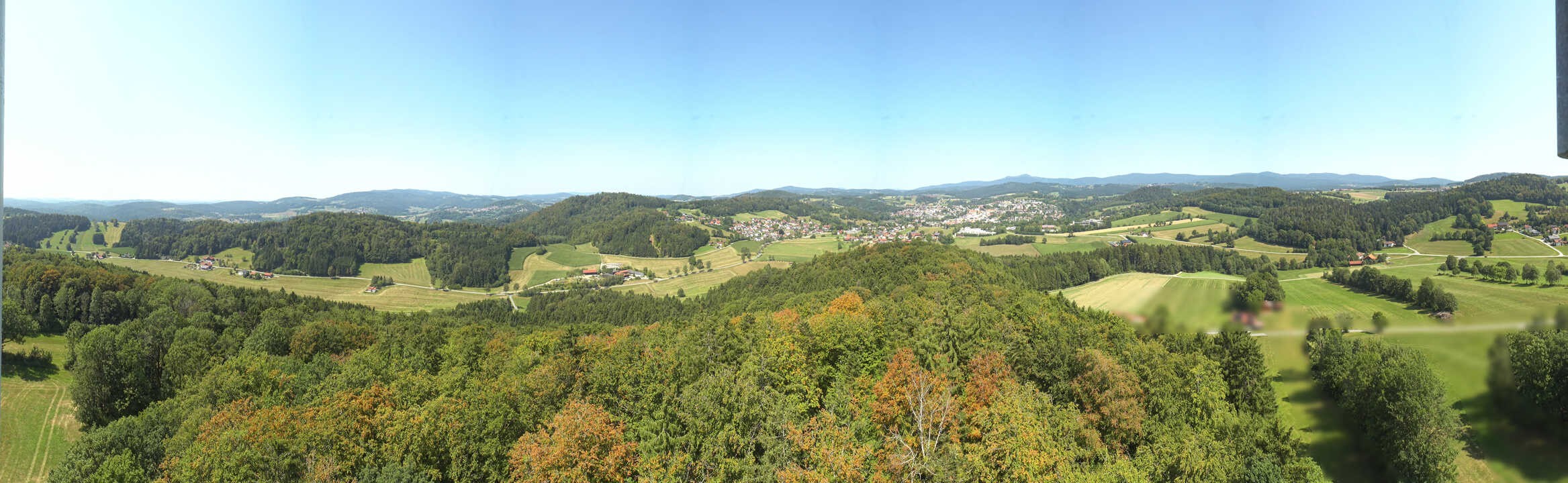 Archiv Foto Webcam Panoramablick über Grafenau im Bayerischen Wald