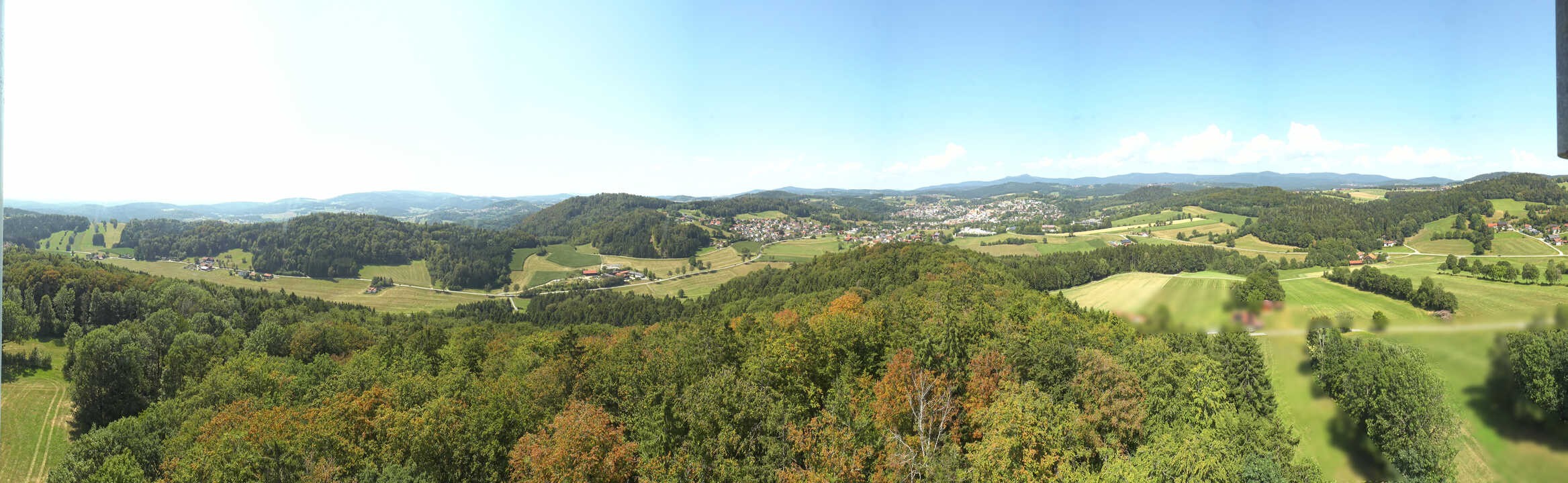 Archiv Foto Webcam Panoramablick über Grafenau im Bayerischen Wald