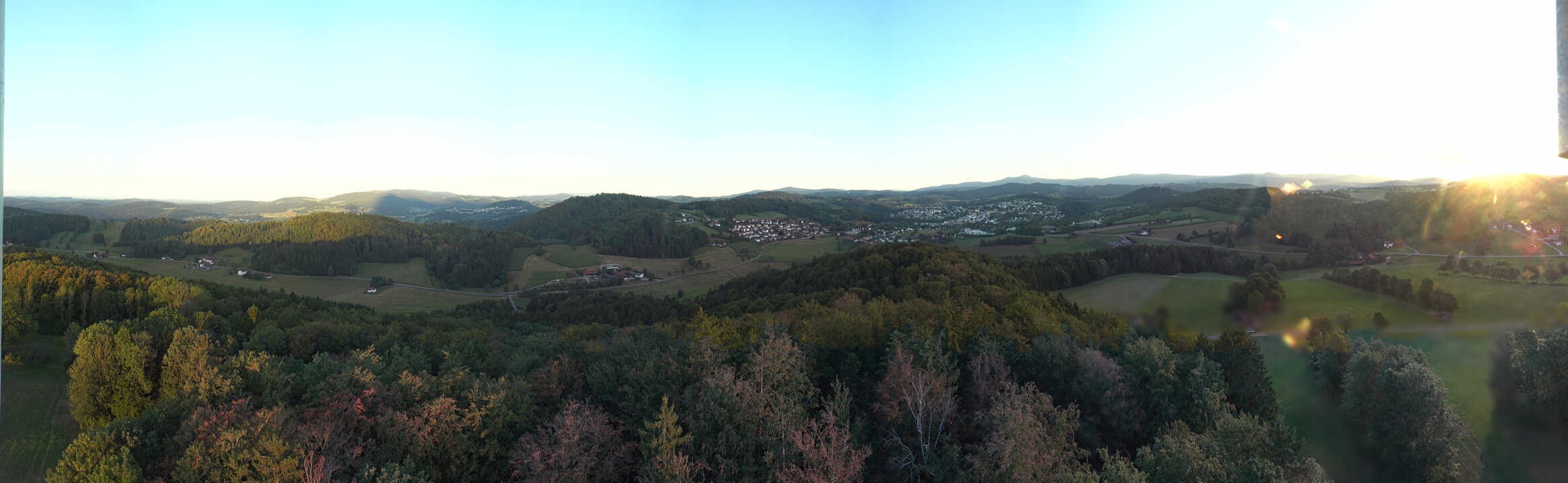 Archiv Foto Webcam Panoramablick über Grafenau im Bayerischen Wald