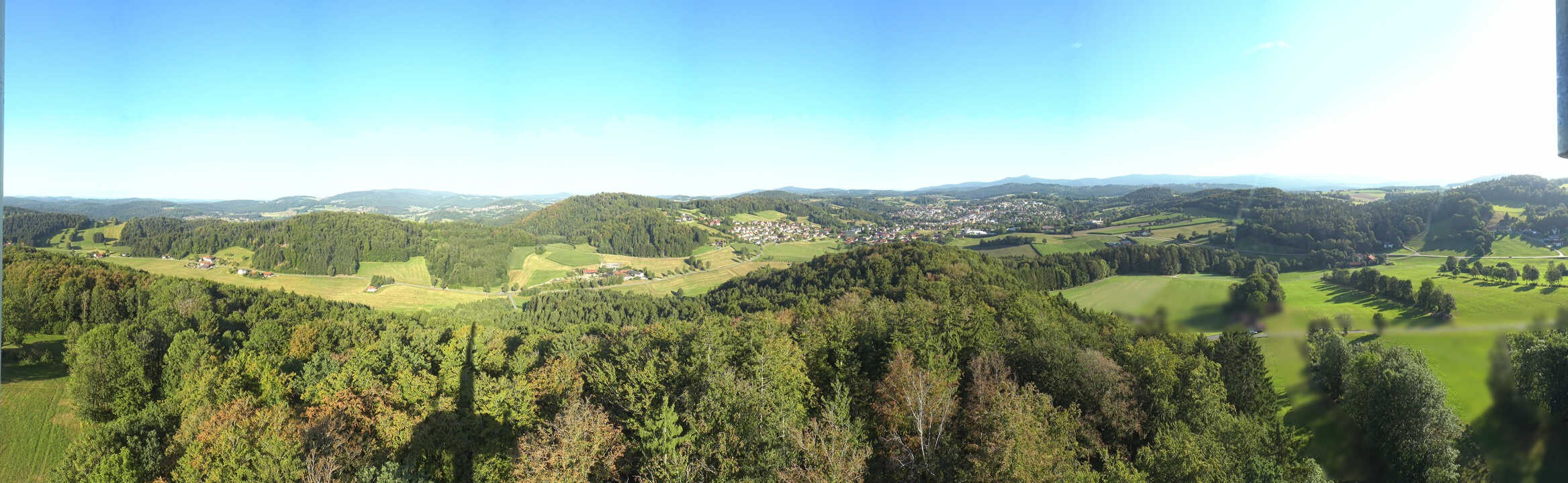 Archiv Foto Webcam Panoramablick über Grafenau im Bayerischen Wald