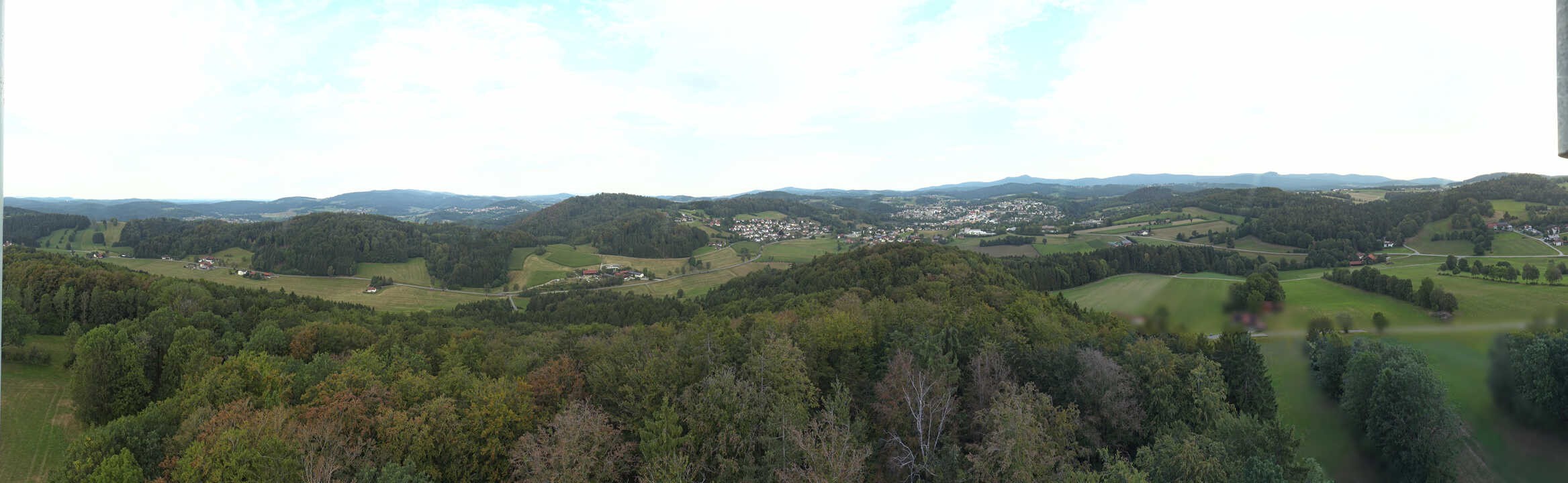Archiv Foto Webcam Panoramablick über Grafenau im Bayerischen Wald