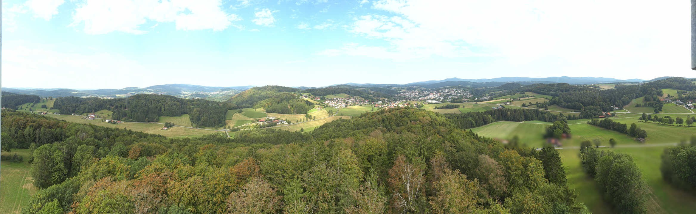 Archiv Foto Webcam Panoramablick über Grafenau im Bayerischen Wald