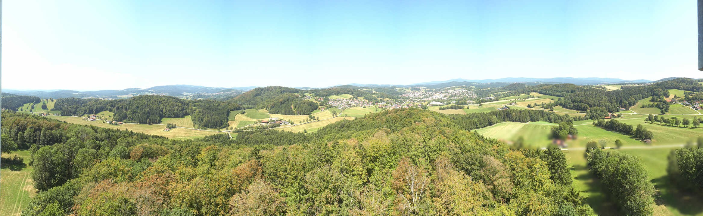 Archiv Foto Webcam Panoramablick über Grafenau im Bayerischen Wald
