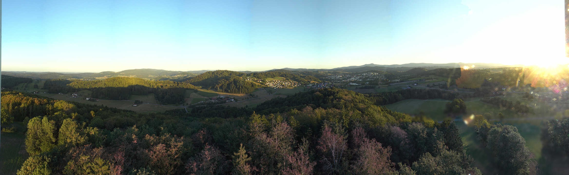 Archiv Foto Webcam Panoramablick über Grafenau im Bayerischen Wald