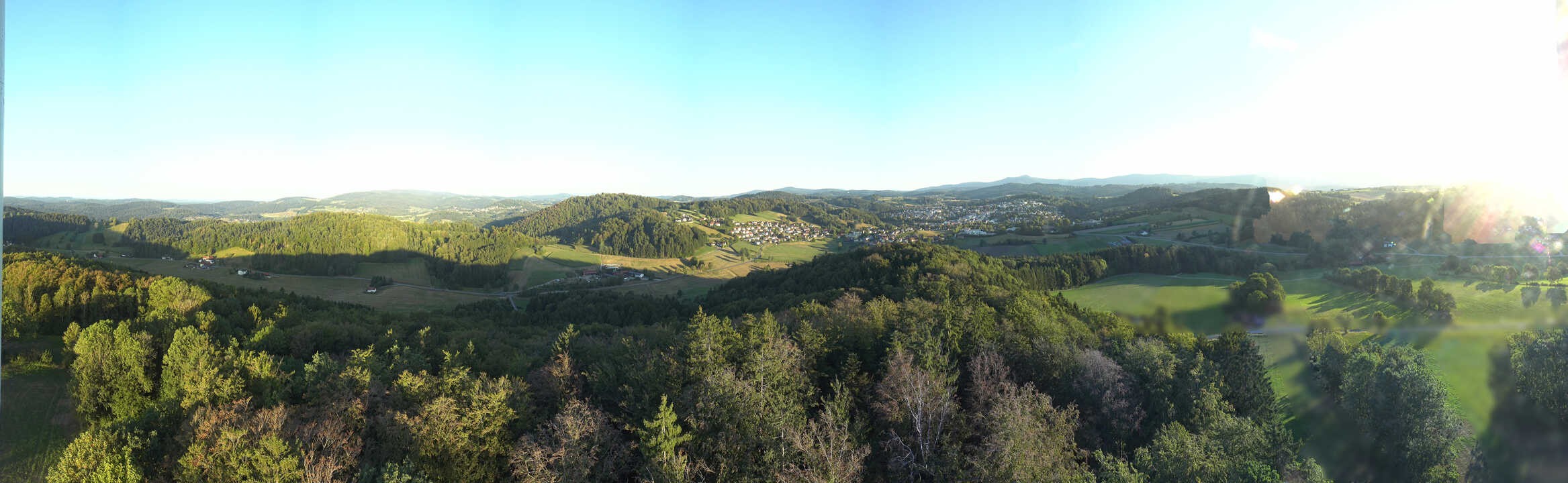 Archiv Foto Webcam Panoramablick über Grafenau im Bayerischen Wald