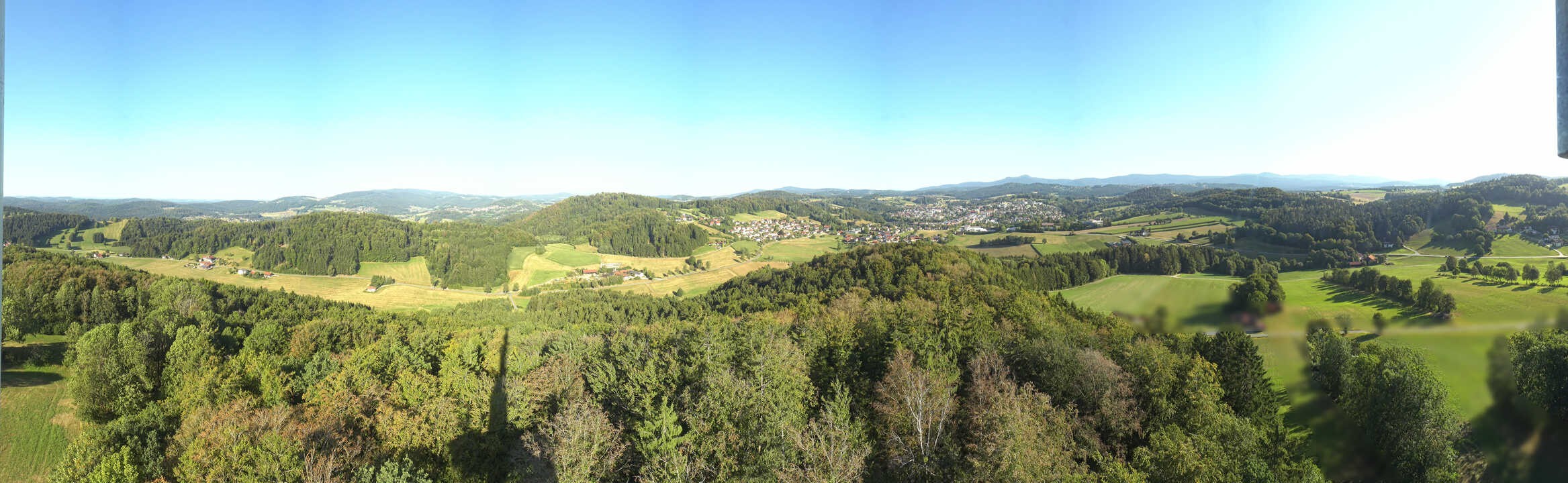 Archiv Foto Webcam Panoramablick über Grafenau im Bayerischen Wald