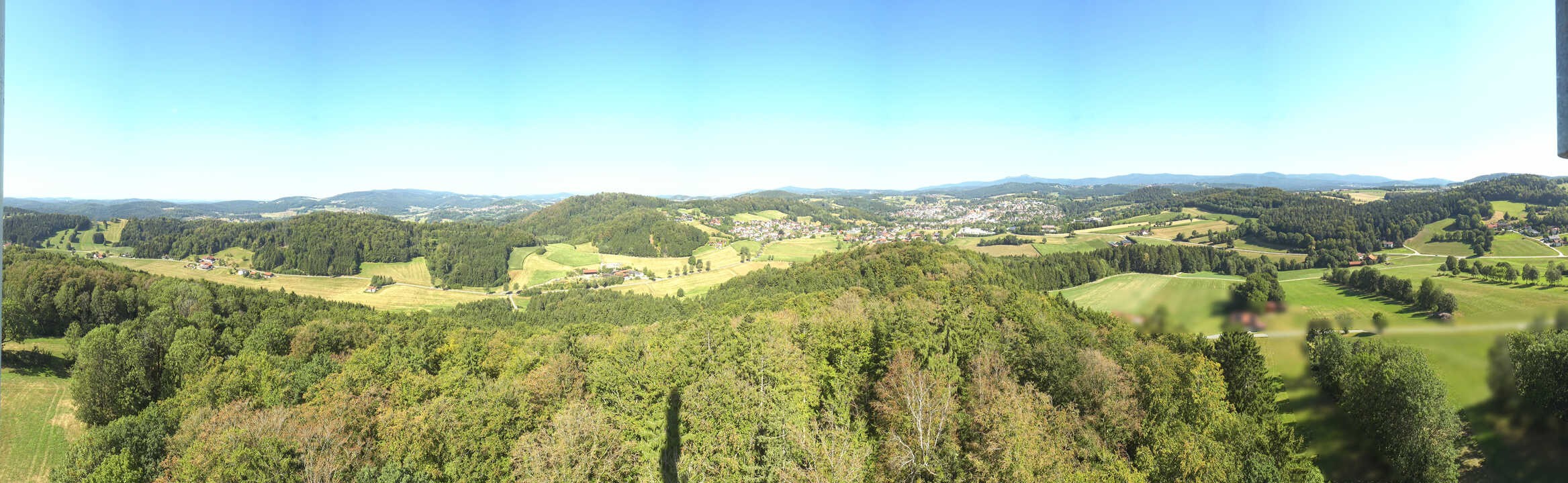 Archiv Foto Webcam Panoramablick über Grafenau im Bayerischen Wald