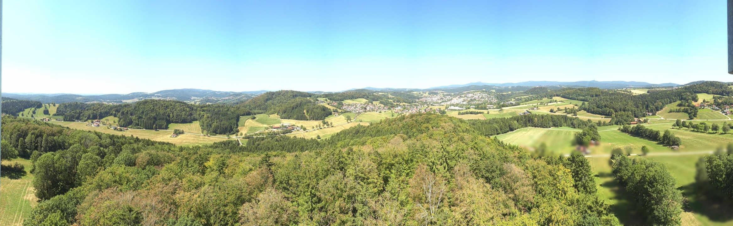 Archiv Foto Webcam Panoramablick über Grafenau im Bayerischen Wald