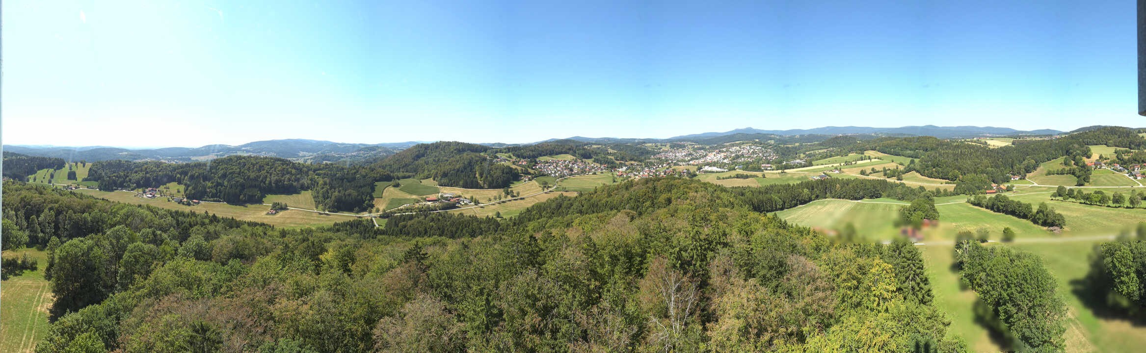Archiv Foto Webcam Panoramablick über Grafenau im Bayerischen Wald