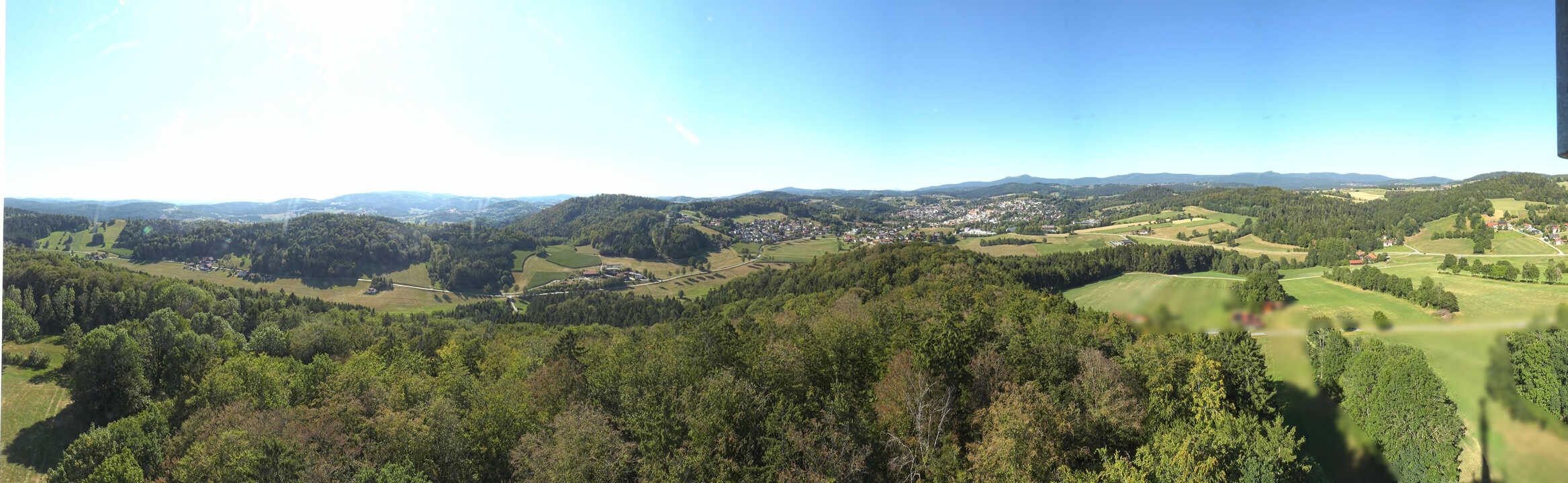 Archiv Foto Webcam Panoramablick über Grafenau im Bayerischen Wald