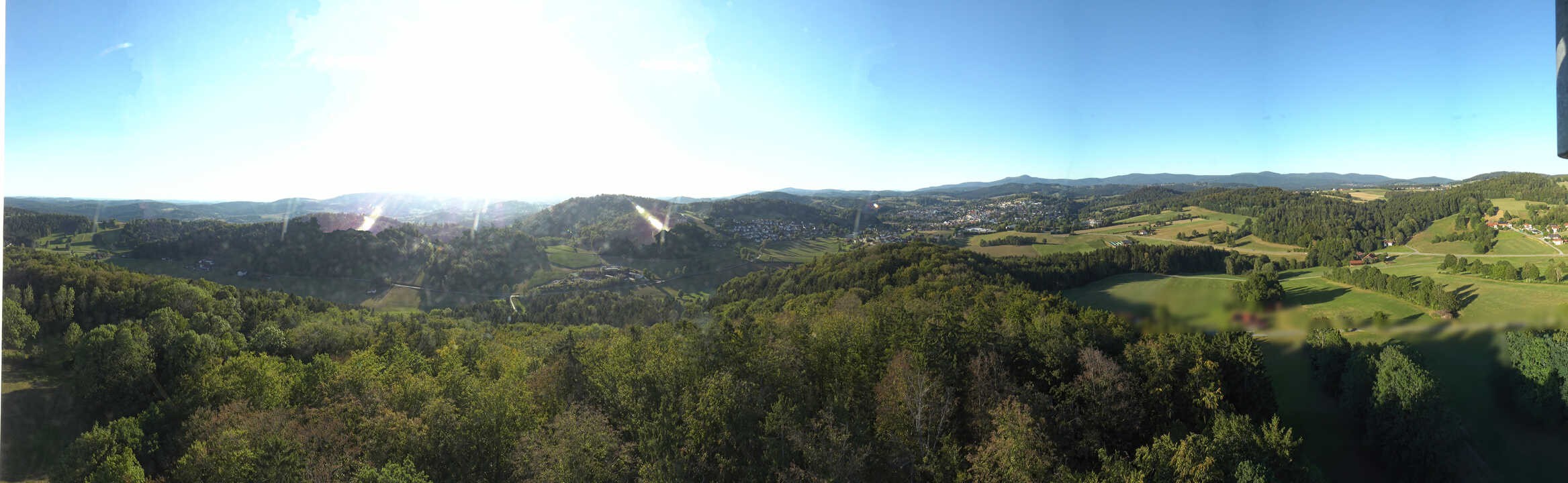 Archiv Foto Webcam Panoramablick über Grafenau im Bayerischen Wald