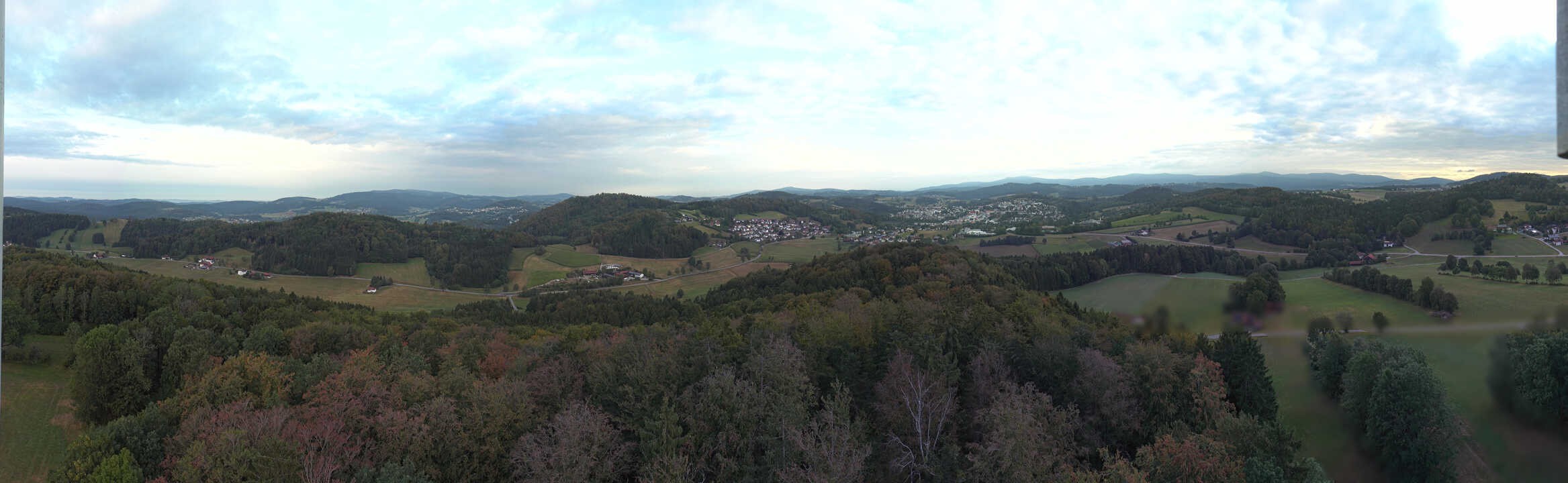 Archiv Foto Webcam Panoramablick über Grafenau im Bayerischen Wald