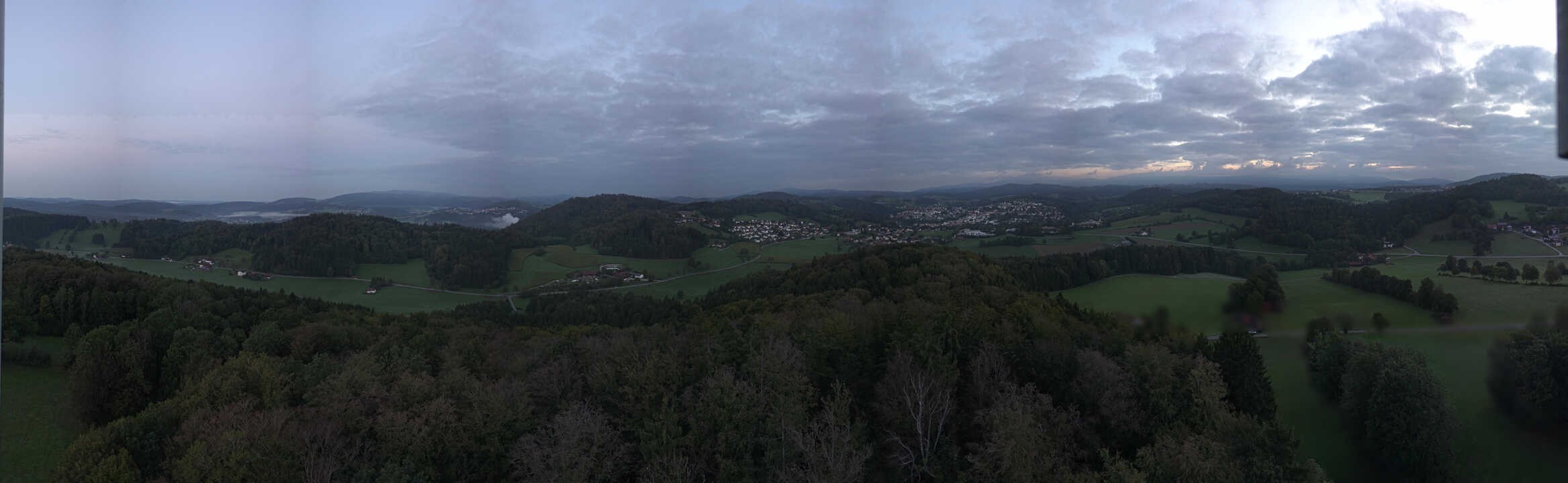 Archiv Foto Webcam Panoramablick über Grafenau im Bayerischen Wald